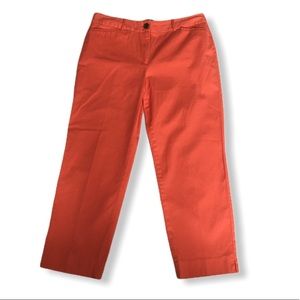 Talbots Heritage Salmon Colored Capris Size 10